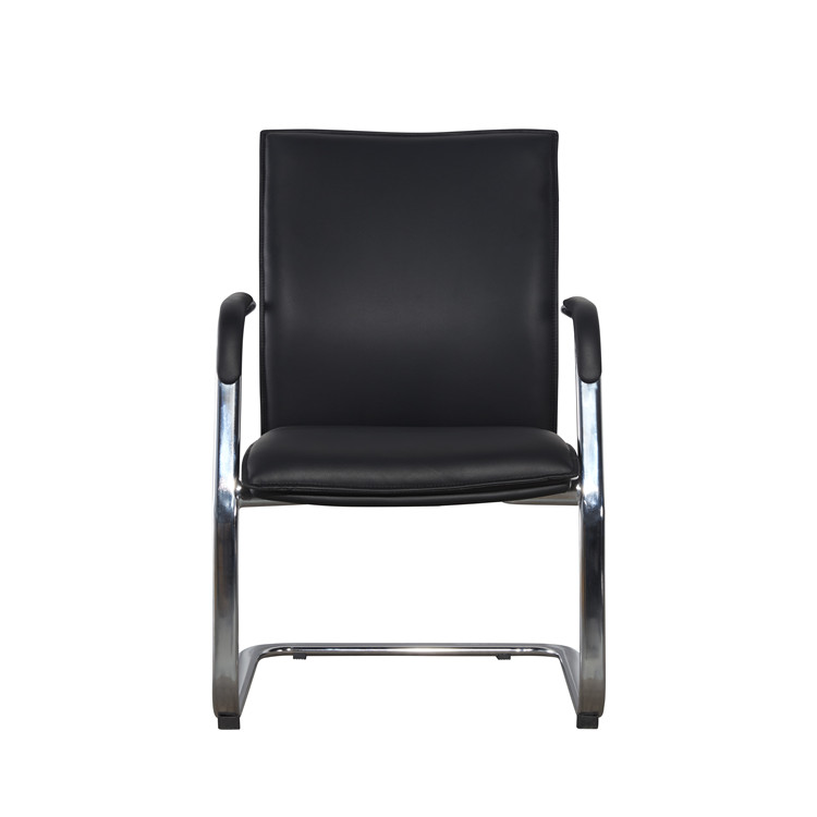Factory Directly Staff .Medium Back Visitor Chair With Metal Legs