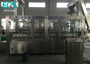 China Automatic 4 In 1 Glass Bottle Beer Carbonated Drink Filling Machine SUS304 10000 BPH wholesale