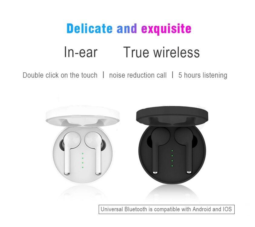 Hot Sale Products Tws Bluetooth Mini Earpieces Wireless in Ear Earbuds Earphones V5.0 Sport Earbuds Stereo Earphone