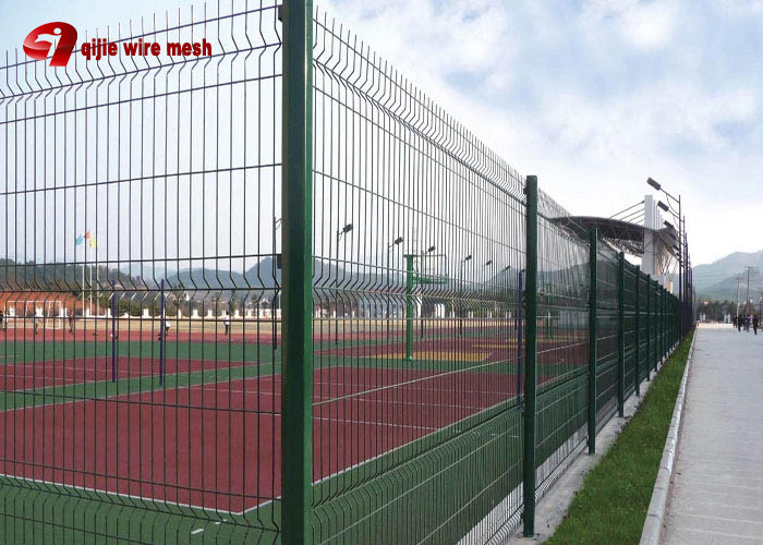 3d curved mesh fence