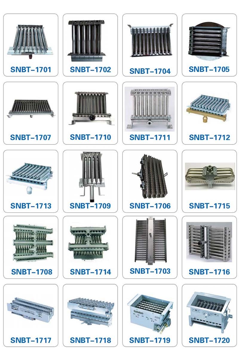 17 Rows Gas Boiler Steam Fire Row Stainless Iron Zinc Plate Burner Tray Heat Exchanger for Boiler Spare Parts