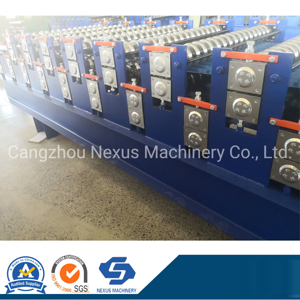 Steel Tech Roofing Double Layer Cold Roll Forming Machine Used in Machinery