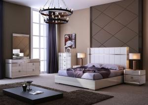 Luxury High Gloss Bedroom Furniture King Size Bedroom Sets