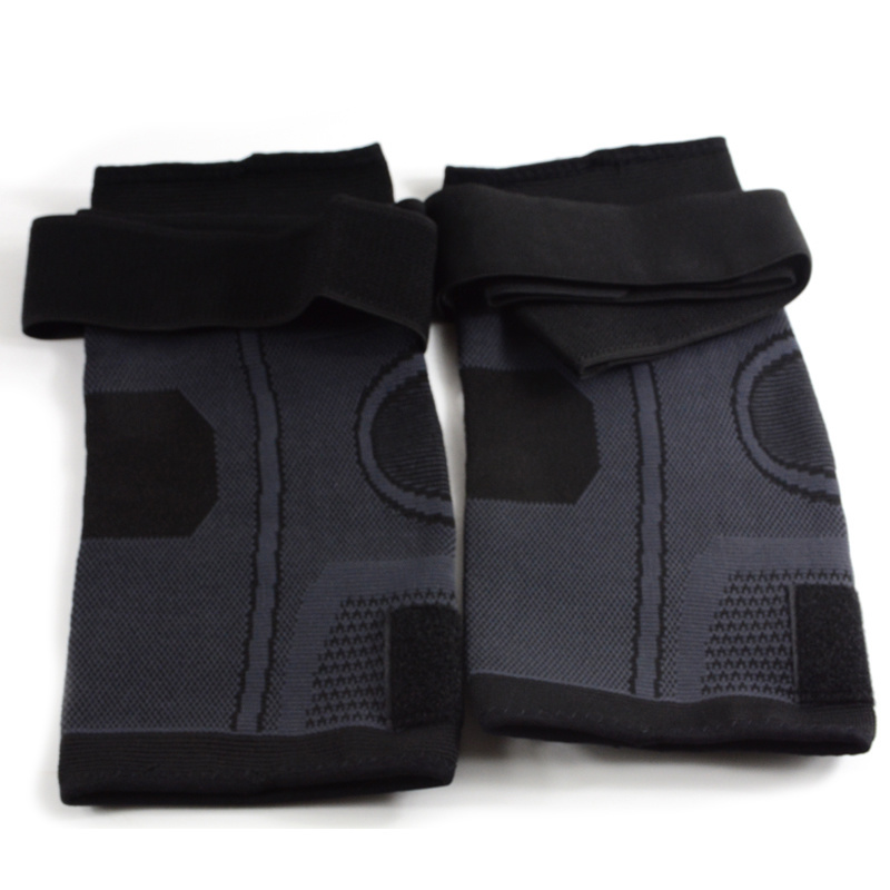 Custom Breathable Nylon Knee Sleeve Support Brace Adjustable Compression Knee Sleeve