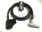 D-tap to 0b 4 Pin Right Angle Cable for Cameras Custom Length