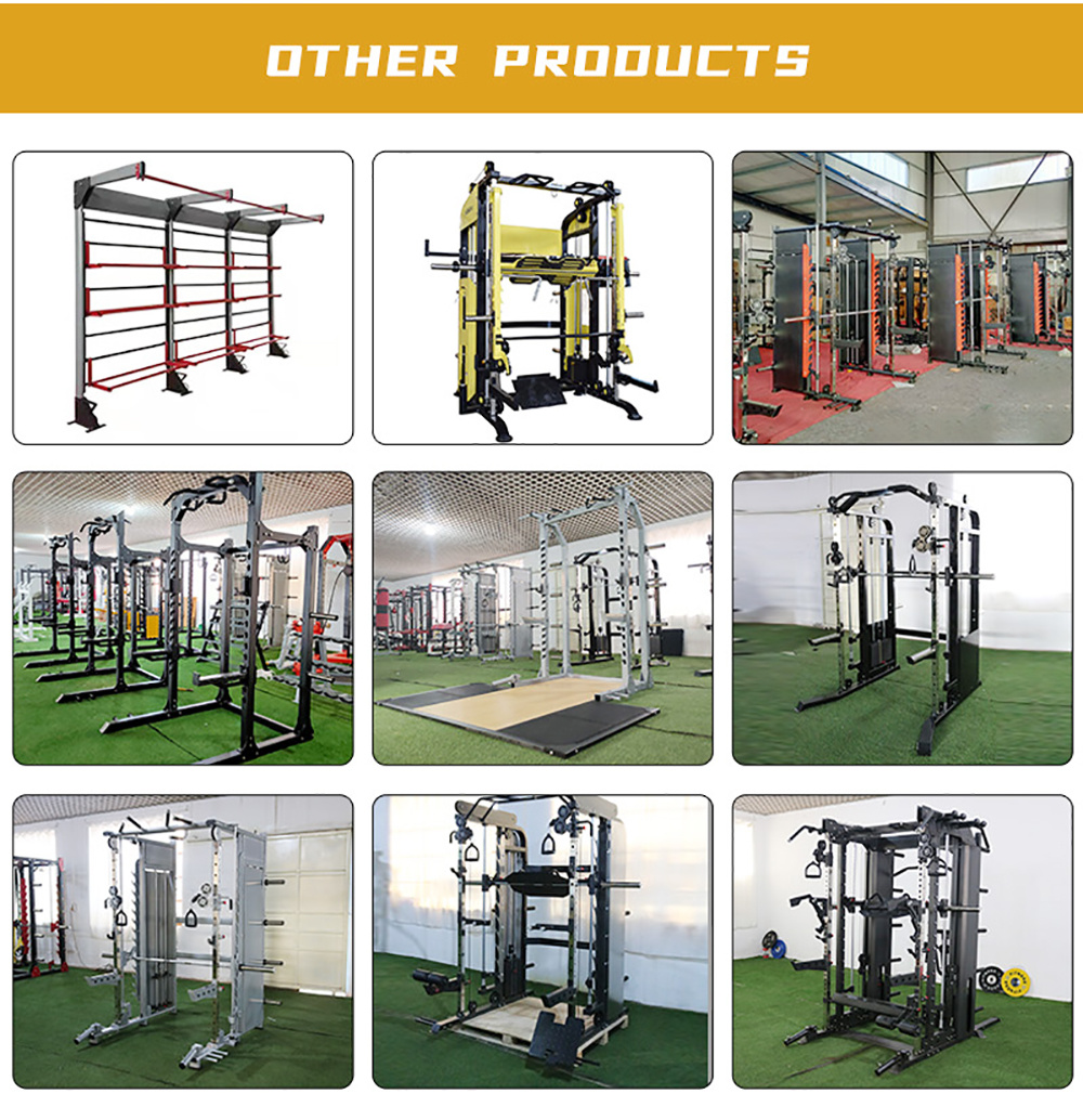 Chinese Manufacturer Commercial Squat Rack Fitness Equipment Multifunctional Pull-up Bar Fitness Adjustable Squat Rack with Weightlifting Platform