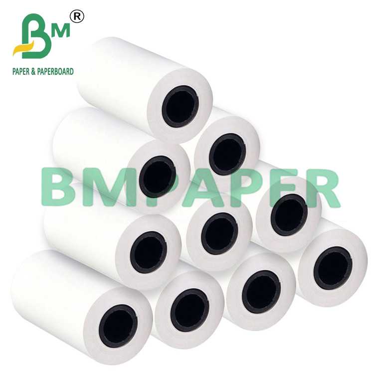 80*80mm 57*40mm Thermal POS Till Paper Rolls Used as Receipts In Banks