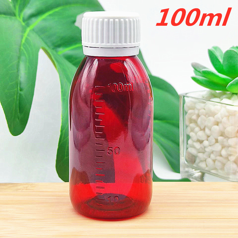 Wholesale Cheap 3oz 4oz 5oz Pet Plastic Empty Liquid Medicine Plastic Cough Syrup Bottle