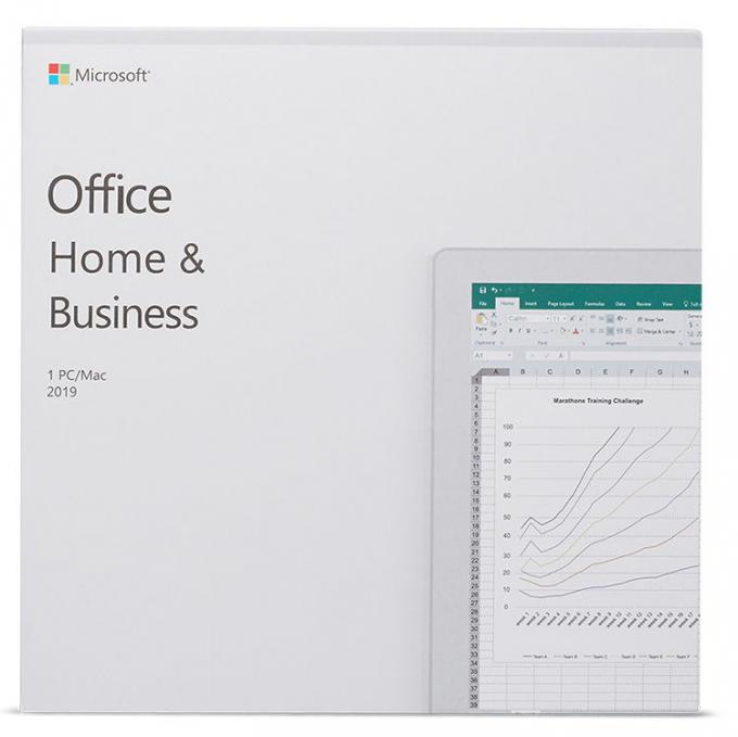 License Key Code Microsoft Office 2019 Home And Business DVD For PC 0