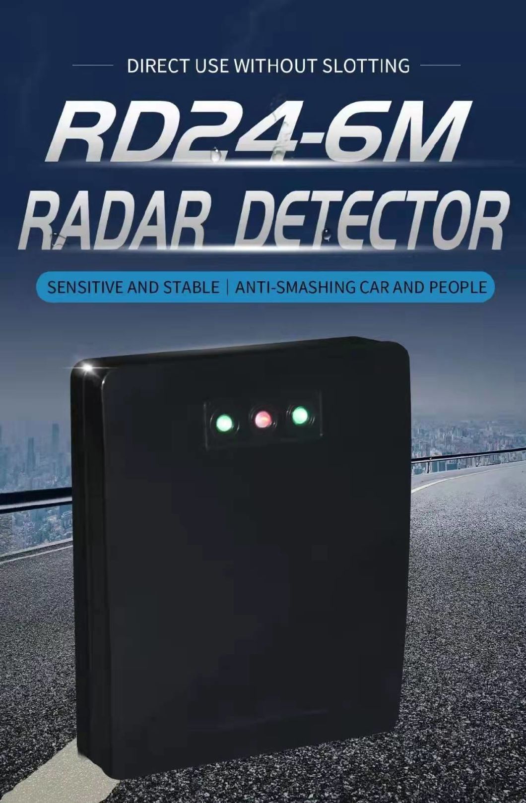 Radar Sensor Parking Entry Boom Barrier Radar Detector / Barrier Gate Safety Radar