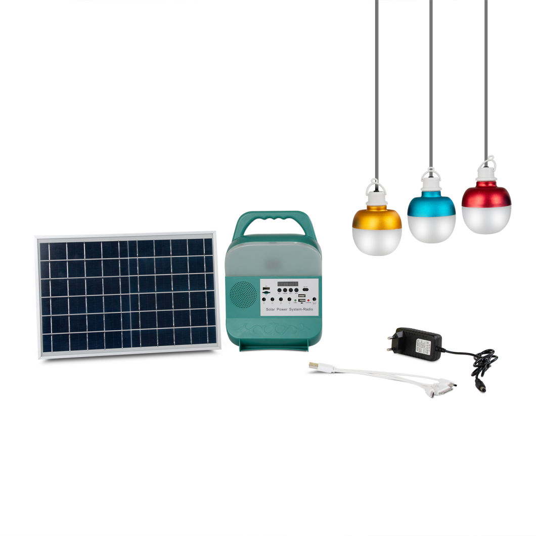 LED Solar Energy Lights 4/3 PCS Portable Radio Solar Light for Home/Outdoor Activities 2021 High Quality Bulbs