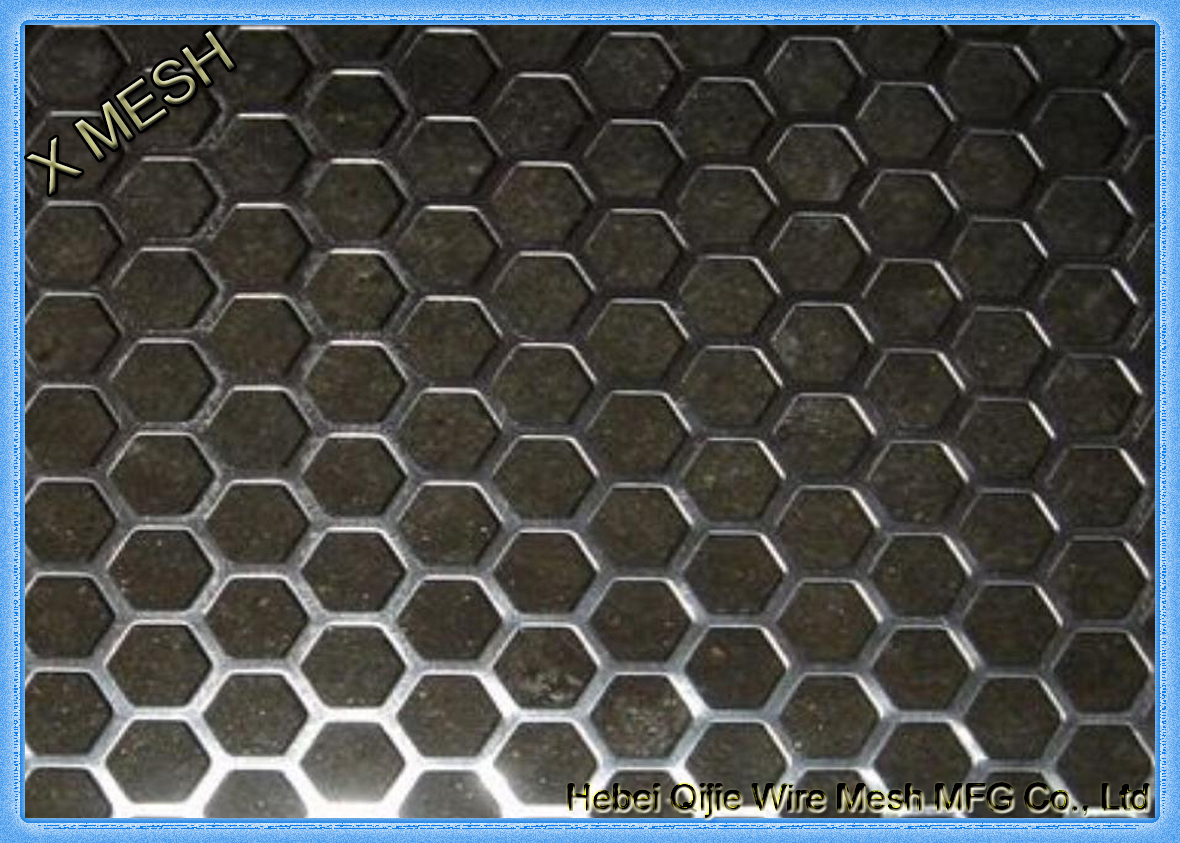 Hexagon Perforated Metal Mesh a-0006