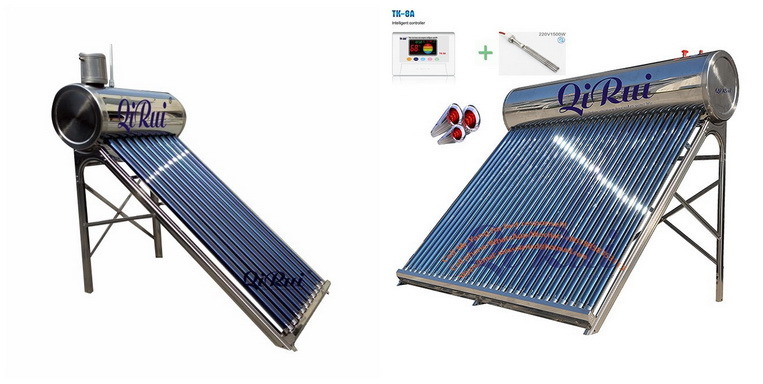 Compact Vacuum Tube Solar Water Heater with Inox SUS304-2b Inner Tank Inox SUS304ba Outer Tank and Inox SUS304 Support