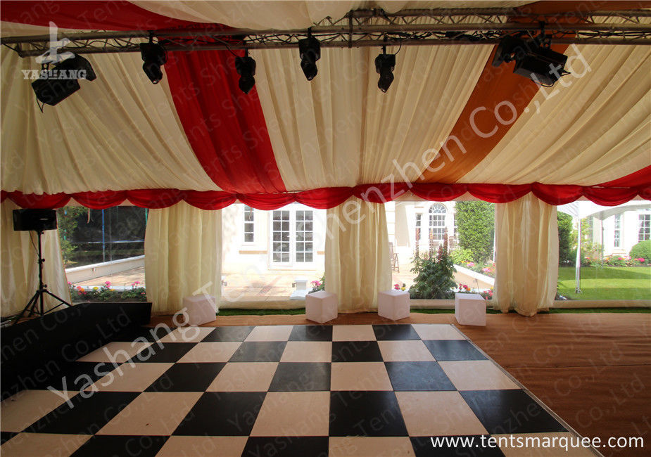 Transparent PVC Fabric Cover Luxury Wedding Tents for Parties With Aluminum Alloy Frame
