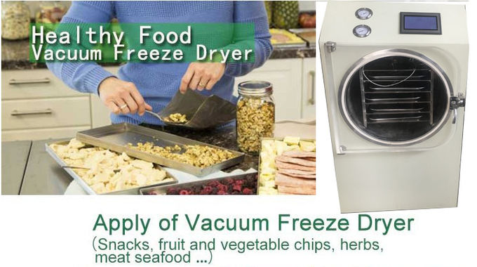 0.6sqm 6-8kg Cheap Food Processing Small Coconut Pineapple Chips Dehydrator mini freezing dryer machine