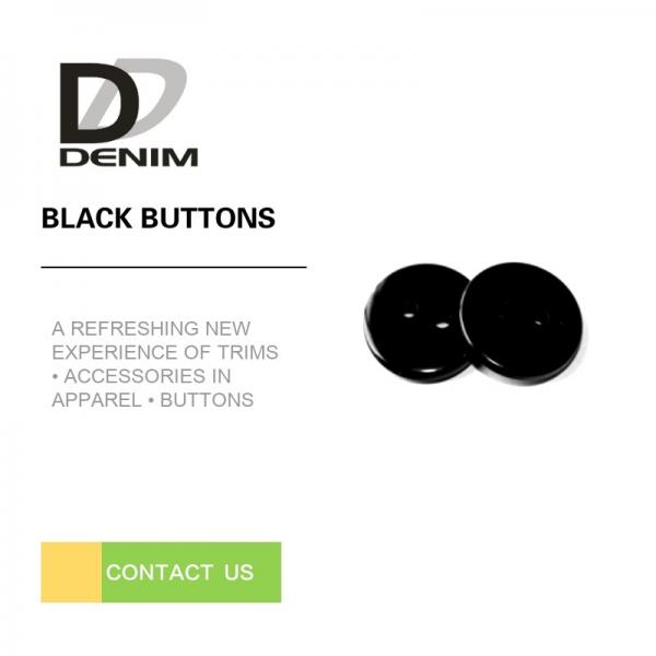 black decorative buttons