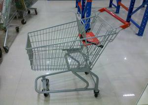 China Easy To Use Supermarket Shopping Trolley With Powder Coating Surface Treatment on sale 