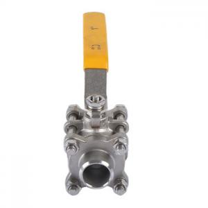 China Water Fully Welded Ball Valve Stainless Steel Three Piece 3/8 Inch - 6 Inch on sale 
