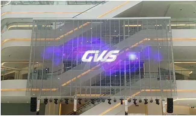Full Color 3.9mm Transparent LED Video Wall Glass Window 1