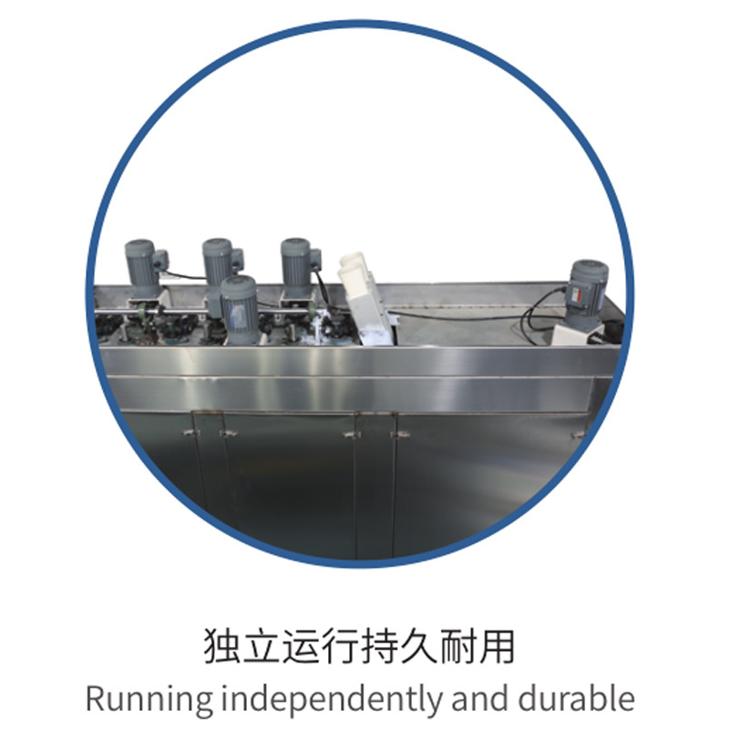 GM-2025 Automatic Silicone Glue Spreading Production Line Insulating Glass Sealing Robot Machine