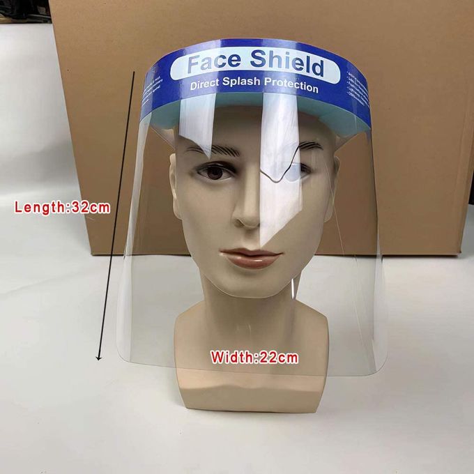 face+ shield mask with plastic shield visors disposable protection face shield