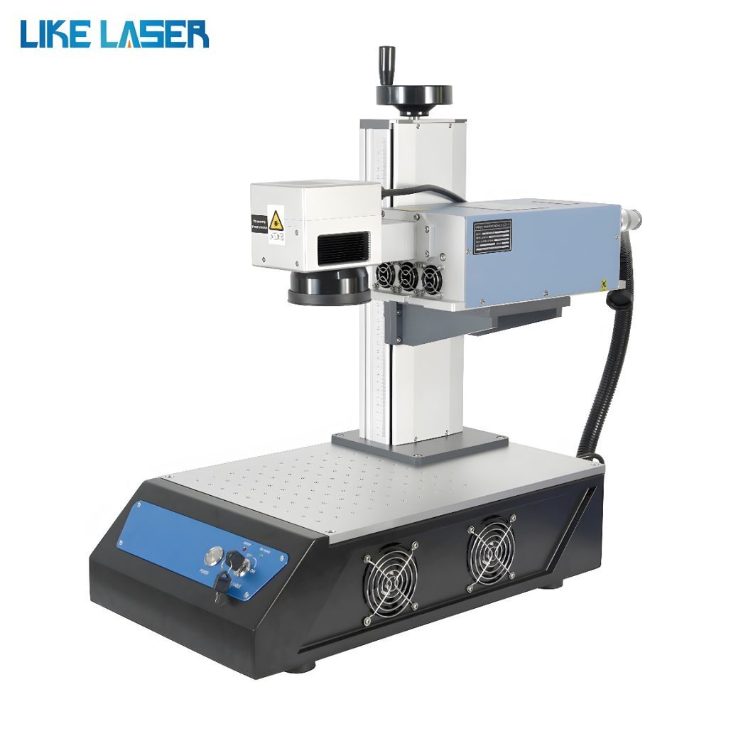 Jpt Mopa Color Laser Printer 20W 30W 60W Fiber Laser Marking Machine for Metal Jewelry Laser Engraving Etching Machine