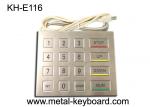 Stainless Steel Panel Mount Kiosk Metal Keypad with USB Interface Vandal Proof