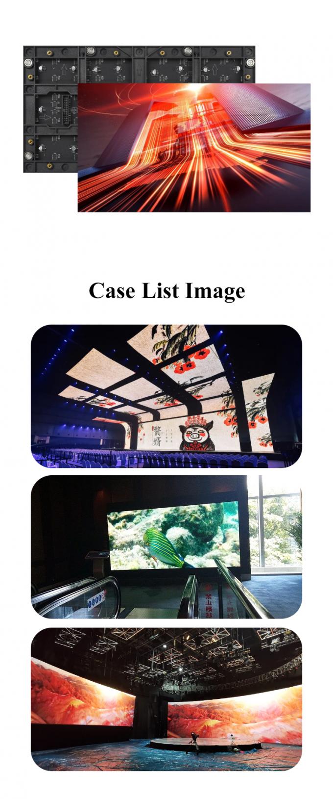 P3 076 High Wan Indoor Full Color Led Display 320*160mm 0