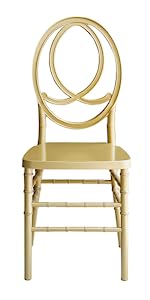 champagne gold acryloc chair