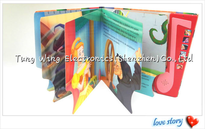 Customized Note shaped Button Sound Book Module for Children Learning 3