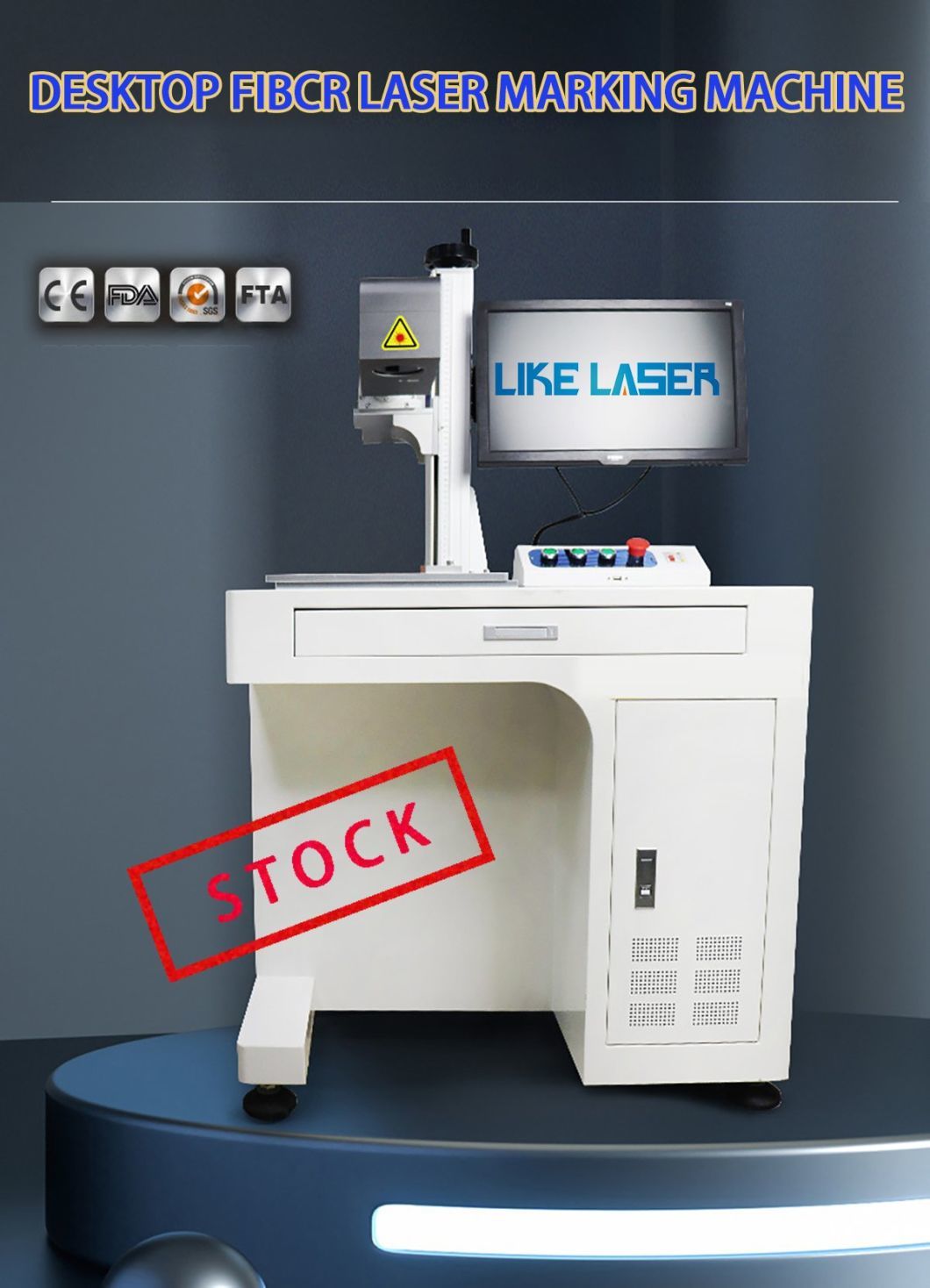High Quality Desktop Raycus 20W 30W 50W 70W Laser Engraving Machine for Yeti Cups Fiber Laser Marker CNC Machine Price