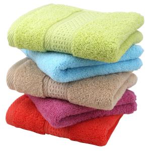 China Custom Logo Embroidery 100% Cotton Bath Towels beach towel material on sale 