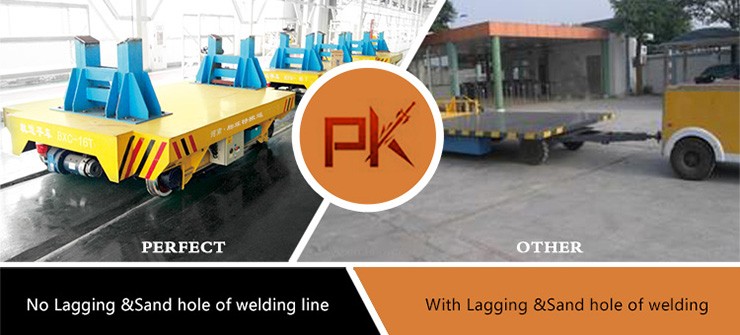 electric transfer transport cart on rail for heavy material handling equipment