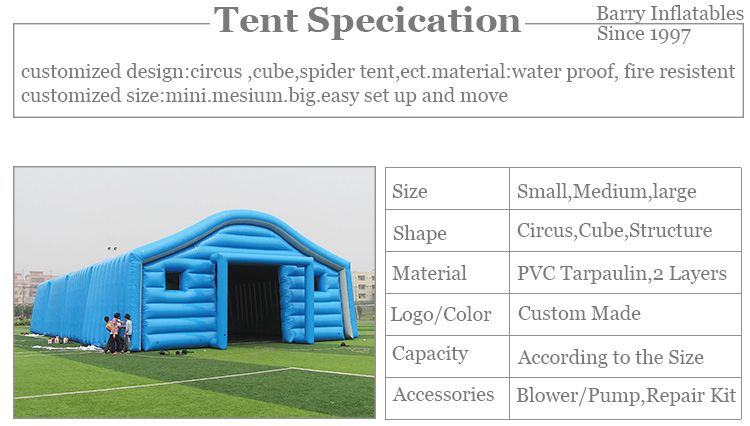 10m White Airtight Rescue Tent Inflatable for sale