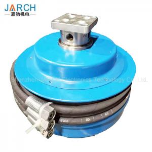 China Oil Fuel Retractable Hose Reel High Pressure 3 Channels For Construction Machinery on sale 