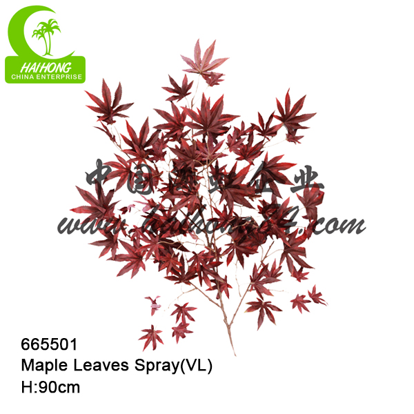 artificial maple leaves