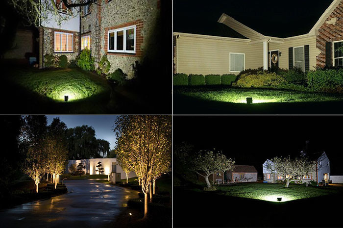 Ultra slim Outdoor LED Flood Light Applications