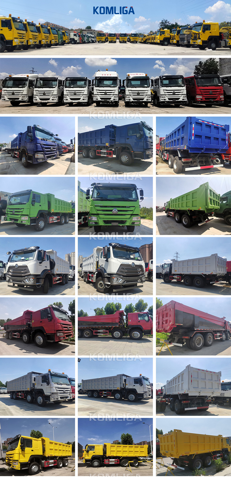 China Manufactory HOWO 60/80/100 Ton 12 Tyre Sinotruck Dump Trucks