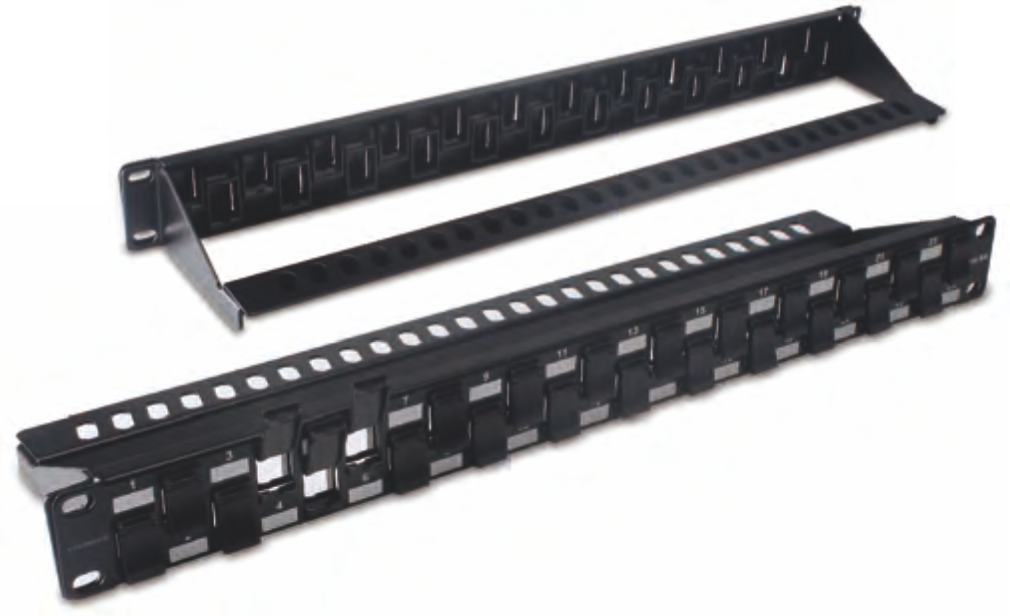 24 ports blank patch panel(for utp cat 6A).