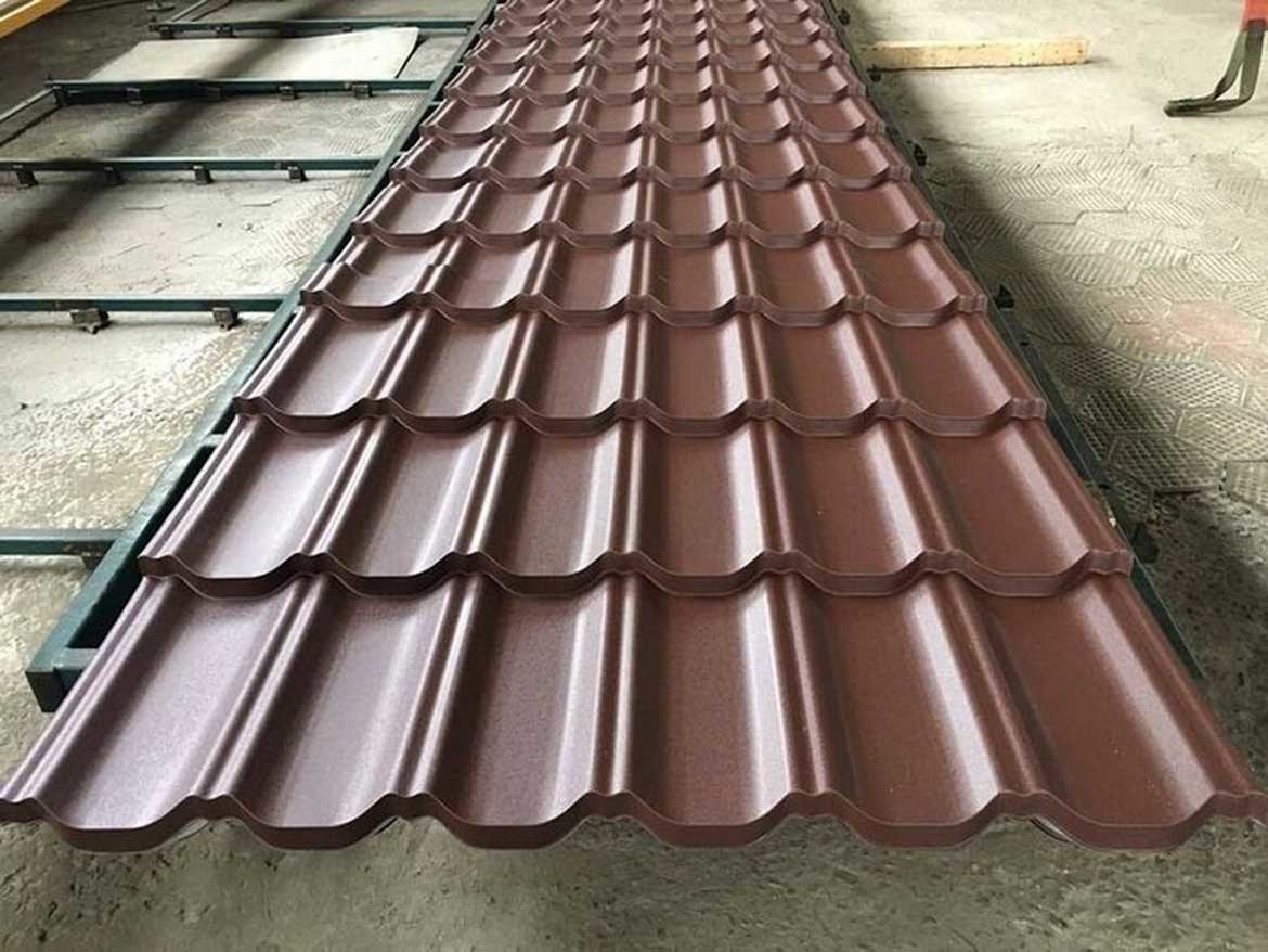 glazed tile Color Coated Galvanized Steel Roof Sheet PPGI factory manufacturer