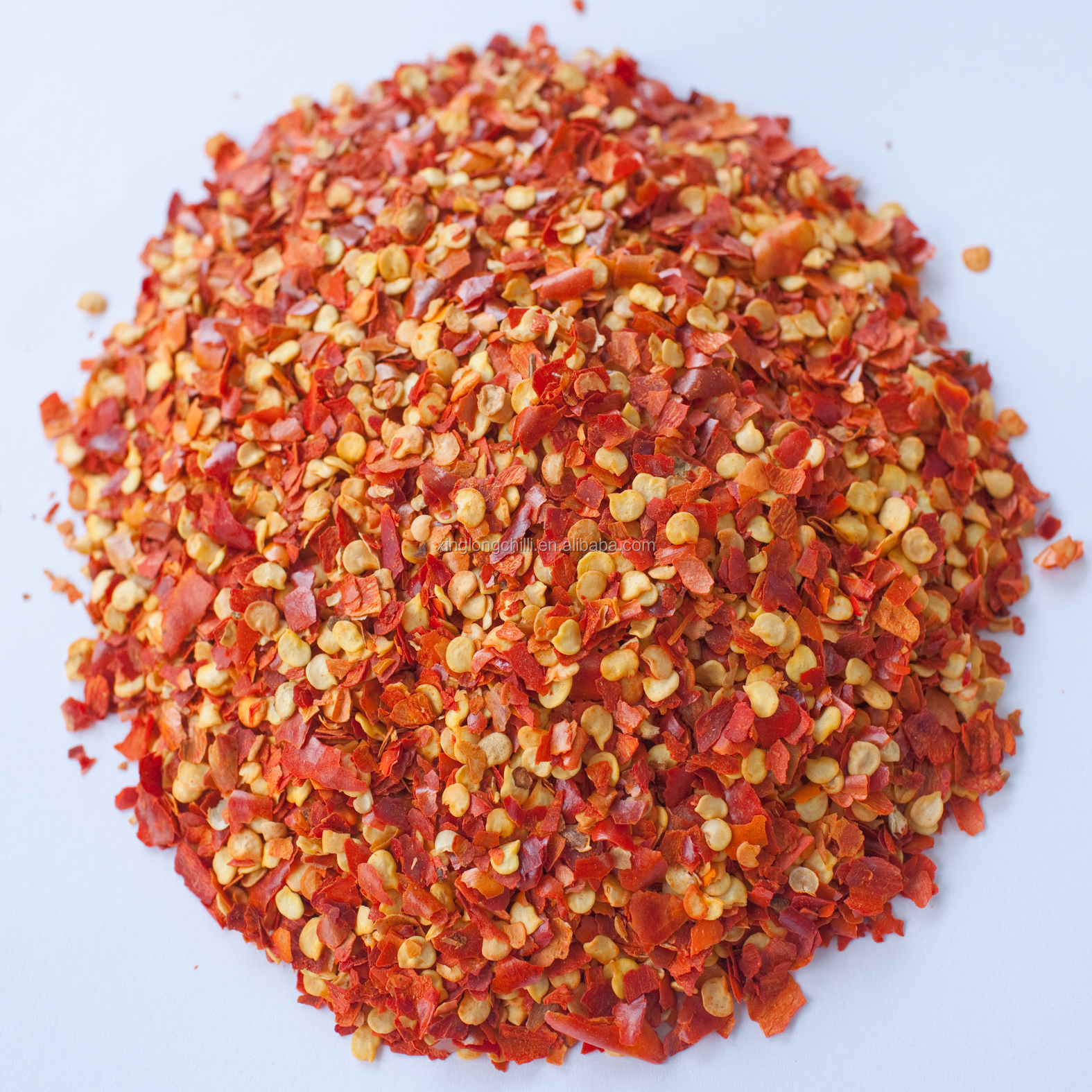 China Neihuang factory supply crushed Red Hot Chili flakes