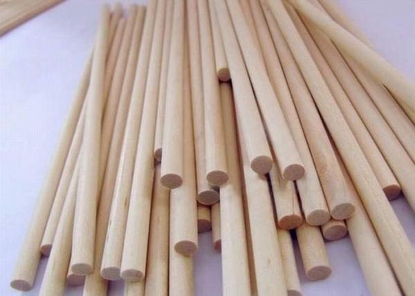 Solid Long Wooden Dowel Sticks Birch Decorative Wooden