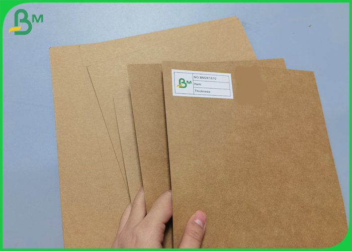 Good Tensile Strength Brown color Virgin Kraft paperboard for luxury Packaging bag