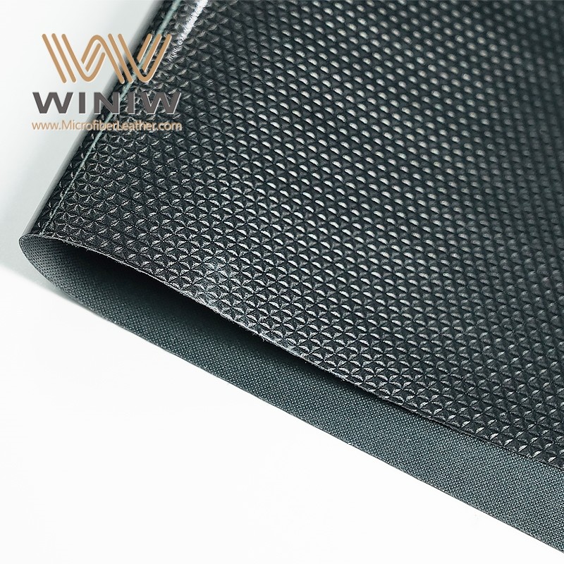High Durability Micro Fiber Vegan Coating Leather Fabric Materials Football Leather