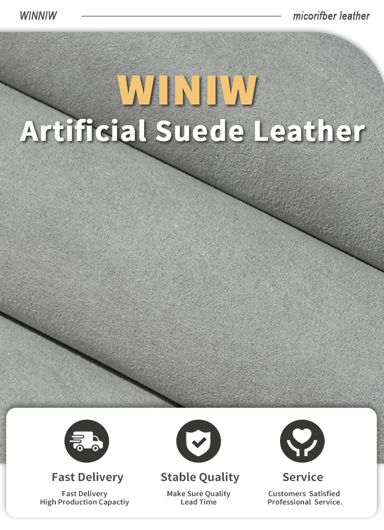 microsuede leather material for sofa