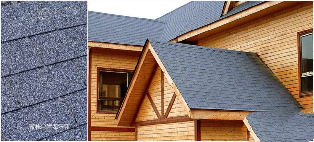 Top Quality Simple Lattice Fiberglass Asphalt Colored Stone Coated Roofing Tiles