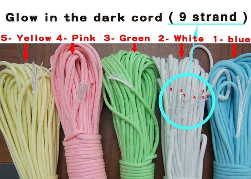 Reflective 7 Strand Paracord 4mm Polyester Paracord 550