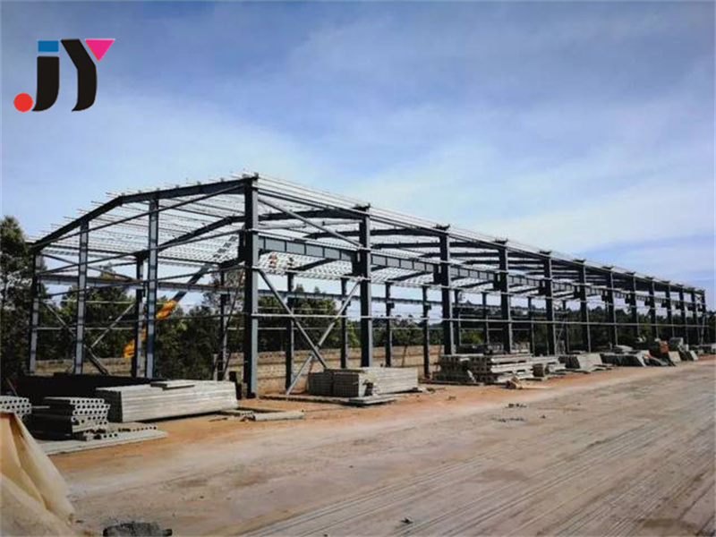Metal Building Construction Gable Frame Prefabricated Industrial Steel Structure Warehouse, Galvanized Steel Structure Building