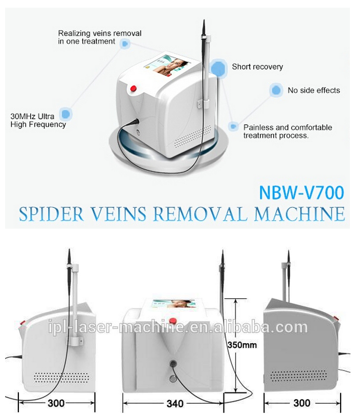 30MHz high frequency150W portable Laser Spider Vein Removal Machine