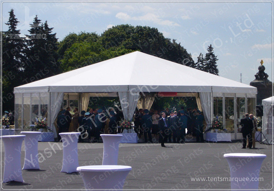 Large Clear Span Transparent PVC Cover Aluminum Alloy Frame Outdoor Party Tents
